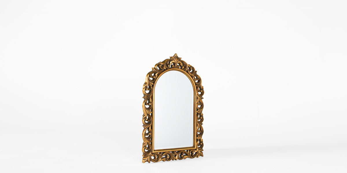 Gold Arched Mirror