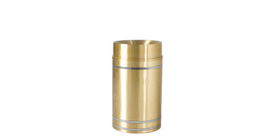 36"H Brass Waste Receptacle