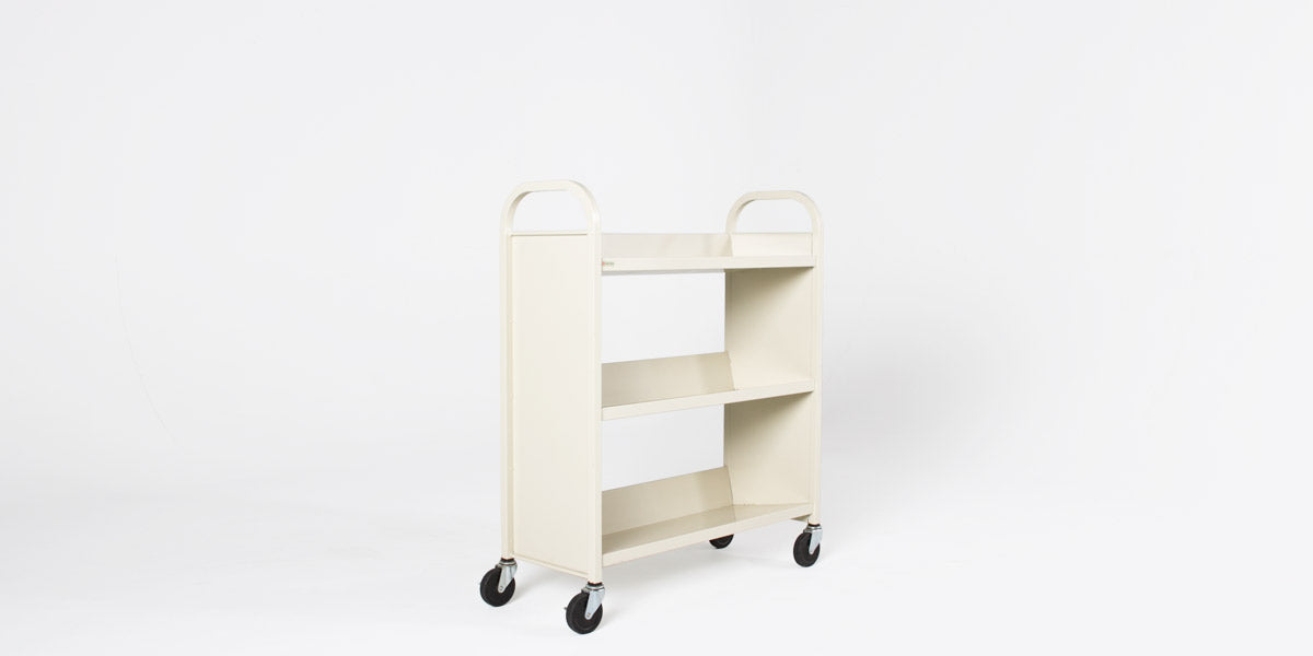 Putty Metal Book Cart