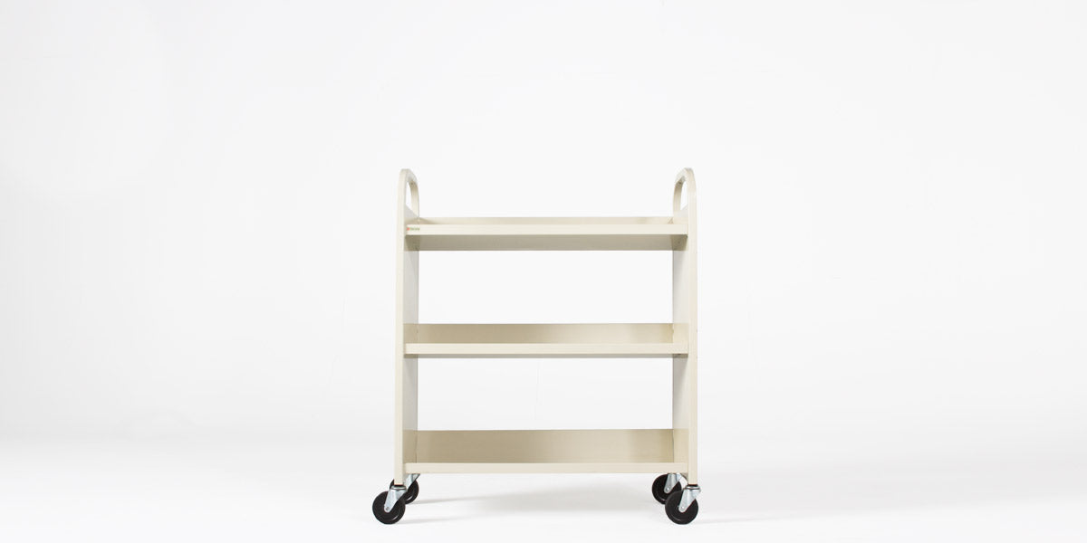 Putty Metal Book Cart