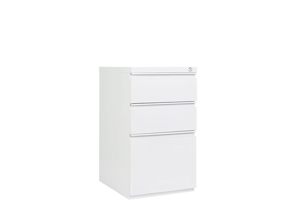 Mobile Ped 3 Drawer- Light Grey