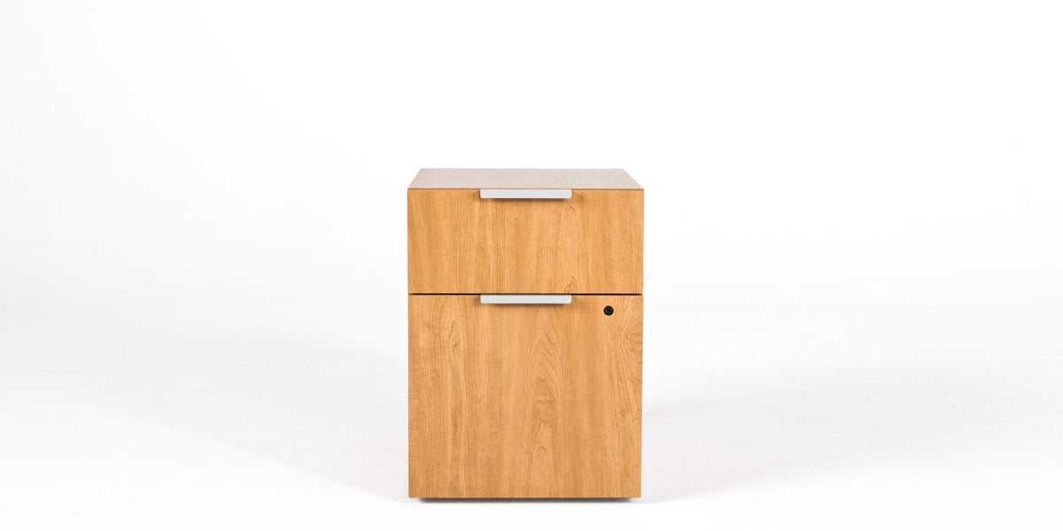 Mobile Ped 2 Drawer- Natural