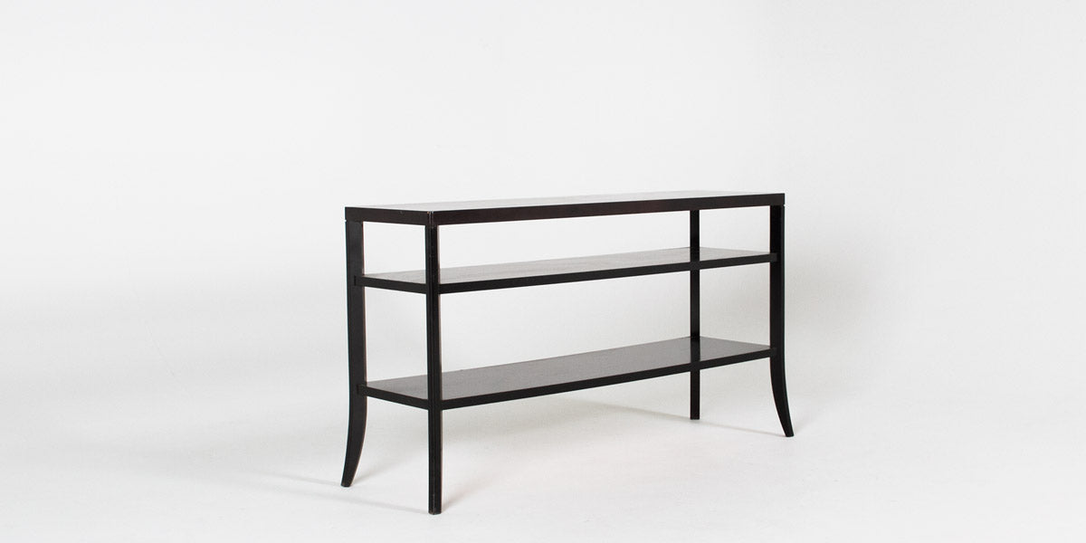 57"W Espresso Console Table