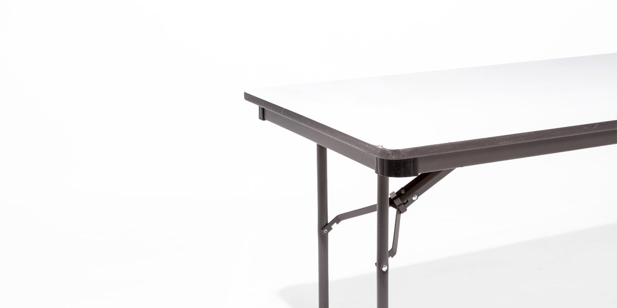 96"W Folding Table - Grey