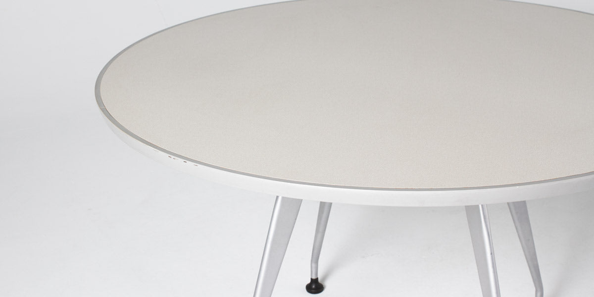 48"DIA Round Grey Conference Table