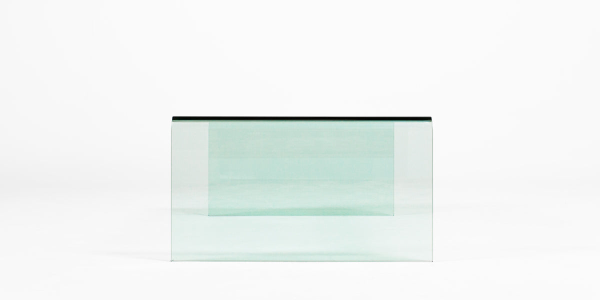 43.25"W Glass Coffee Table