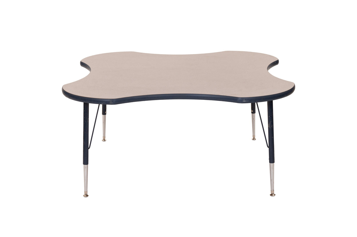 Dark Blue Edge Children's Clover Table