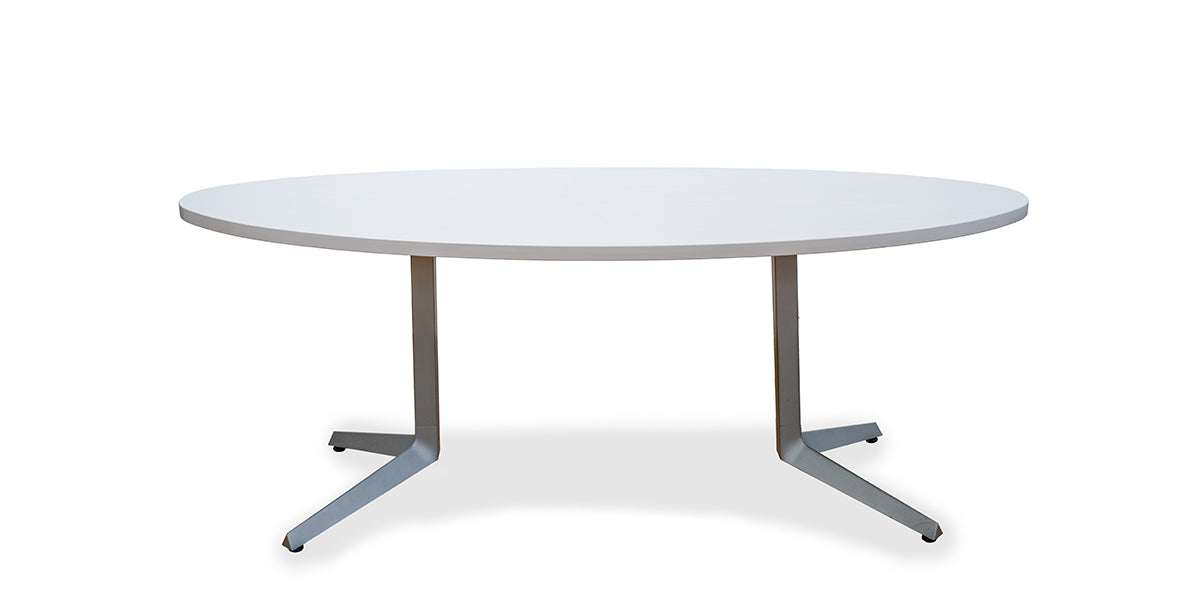 72"W Oval Table Desk